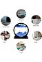 3D Dynamic Sand Art Liquid Motion, Moving Sand Art Picture Round Glass 3D Deep Sea Sandscape in Motion Display Flowing Frame Relaxing Desktop Home Office Work Decor - 5