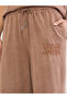 Oversized Acid Wash Embroidered T-Shirt and Joggers Set - 5