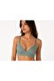 Women's Laser Cut Wire-Free Bra: (Slim Fit). - 2