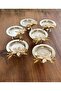 Luxury 12-Piece Star Presentation Set with Daisy Accessories - 6 Star Trays and 6 Daisy Turkish Delight Bowls - 2