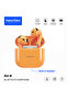 Air-6 TWS Bluetooth Earbuds with Charging Case Built-in Speaker, Touch Control and HD Microphone Orange