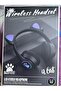 Wireless Cat Ear LED Headphones with Microphone, Bluetooth Over-Ear Headset, RGB Light Up Paw Design, Black, Rechargeable with TF Card Support - 4