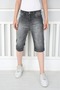 Boys' Vintage Detailed Denim Capri - Flexible and Comfortable Denim Shorts