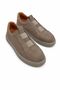 Genuine Leather Men's Elastic Mink Suede Sneaker Shoes Victor - 4