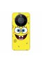 Case compatible with Honor Magic8 Lite Silicone Gel Tpu Pattern Spongebob Happy