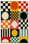 Sdtamor Retro Theme Patterned Modern Woven Base Decorative Carpet Sdtamor53