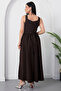 Square Neck Tie-Dye Stone Embellished Dress Grs3970 - 8