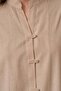 Beige-Brit Detail Long Tunic - 4