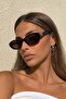 Women's Tivory Sunglasses Uv400 Leopard Brown