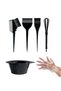 Hair Dye Color Brush and Bowl Set – Professional Hair Coloring Kit with Mixing Bowl, Dye Brushes, Tint Comb, Whisk, Gloves for Salon and Home Use