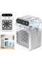 Mini Air Conditioner Fan with Humidifier Mist Cooler, Portable USB Rechargeable Cooling Fan, 2-Speed Personal Air Cooler with 1800mAh Battery for Home Office Dorm Car Travel - 8
