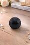 8 Pcs Hard Plastic Knob Round Ball Striped Black Wardrobe Furniture Kitchen Cabinet Drawer Handle Knob - 7