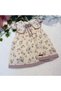 Girl's Floral Printed Sleeveless Dress - 100% Cotton - Lilac