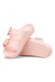 Arizona Kids Eva Flower Buckle Double Strap Pink Children's Slippers - 5