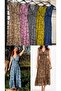 Dress Long Patterned Muslin with Kakin Straps