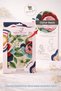 Floral Book Sleeve, Embroidered Look Cover, Cottagecore Reader Pouch (A5 Books) - 3
