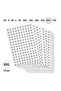 6Xl-Store Clothes, Size Label Diameter-15Mm Self-Adhesive (300 Pieces) Round Size Label