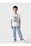 Lcw kids bicycle collar printed boy's t-shirt