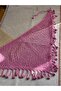 Handmade Crochet Pink Waist Accessory |   Boho Style Knitted Hip Wrap |   Festival and Beach Combination - 3