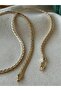 Knitted Model Women's Steel Necklace - 2