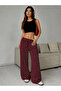 Women's Polka Dot Patterned Wide Leg Pants Comfortable Fit Palazzo Trousers Summer Stylish Model - 3