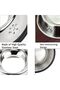 YUDANSI 2PC Stainless Steel Dog Bowls, 1500ml Dog Feeding Bowls with Rubber Bases - 3