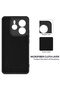 Silicone Case for Redmi Note 14 | Full Body Silky Soft Touch Shockproof Cover | Camera Protection | Microfiber Lining | Slim Protective Phone Case- Black - 6