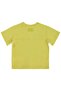 Basic Flamlı T-Shirt for 2-5 Years Old - Yellow - 2