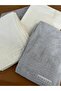 100% Cotton 4-Pack 50X100 cm Cream and Gray Hand Towels - 7