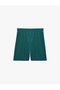 Straight Fit Pocketed Drawstring Waist Sports Shorts - 4