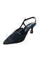 Marzella 390 Women's Stoned Tulle 7 cm Goblet Heeled Open Back Evening Dress Shoes - 2