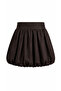 Imported Fabric Polka Dot Patterned Strapless Design Corset Balloon Skirt Set - 5