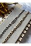 Xuping Zircon Stone Asymmetric Sequin Chain Bracelet - 6