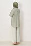 Striped Cotton Tunic 46587 - 4