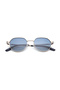 Polarized Sunglasses Gunmetal Frame Blue Mirror Lens 50mm - M8039BL3PV - 7