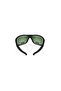 UV Protection Sunglasses Black Frame Green Mirror Lens 66mm - P223GR3PV - 4