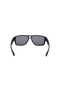 Polarized Sunglasses Black Frame Smoke Mirror Lens 60mm - P419BK4PV - 4