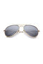 Polarized Sunglasses Gold Frame Green Mirror Lens 58mm - M8040GR2PV - 6