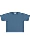 Striped Textured T-Shirt for 10-13 Years Old - Blue