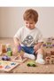 Children's Oversize Printed T-Shirt Space Themed Astronaut Pattern Unisex Cotton Kids T-Shirt - 2