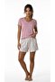 Modal Ethnic Pattern Shorts Suit - 3