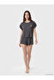 Lcw Dream Gray Crew Neck Women's Shorts Pajama Set - 2