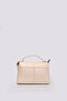 Women's Genuine Leather Flap Mini Shoulder Bag with Card Holder and Keychain Compartment, Small Size - 6