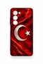 Oppo A5 5g Compatible Turkish Flag Patterned Silicone Case - 3
