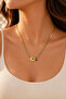 Steel Necklace with Evil Eye - 3
