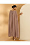 Women Mauve Plain Kaftan Dress - 3