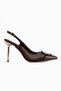 Polina Brown Buckle Detailed Women's Heeled Shoes - 2