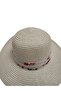 Bow-Detalied Straw Hat with Wide Brim (Beach) & Suitable for Daily Use - 3