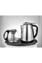 2-in-1 Electric Kettle and Glass Teapot Set 1500W Stainless Steel kettle - 3
