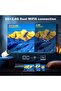 جهاز عرض محمول HY300 PRO - يدعم دقة 4K/1080P، واي فاي ثنائي النطاق WIFI6 5G، نظام أندرويد 11 - للمسرح المنزلي - 4